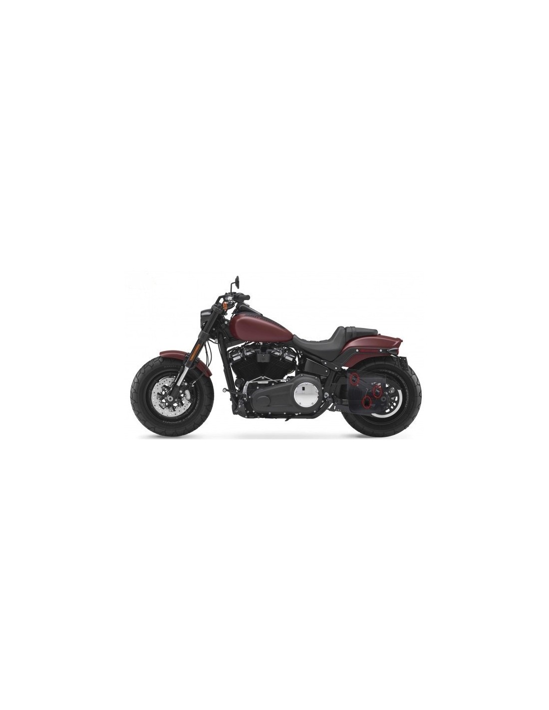 ALFORJAS PIEL NAPOLEÓN BASICA RIGIDAS KAWASAKI VN 900 para Alforjas
